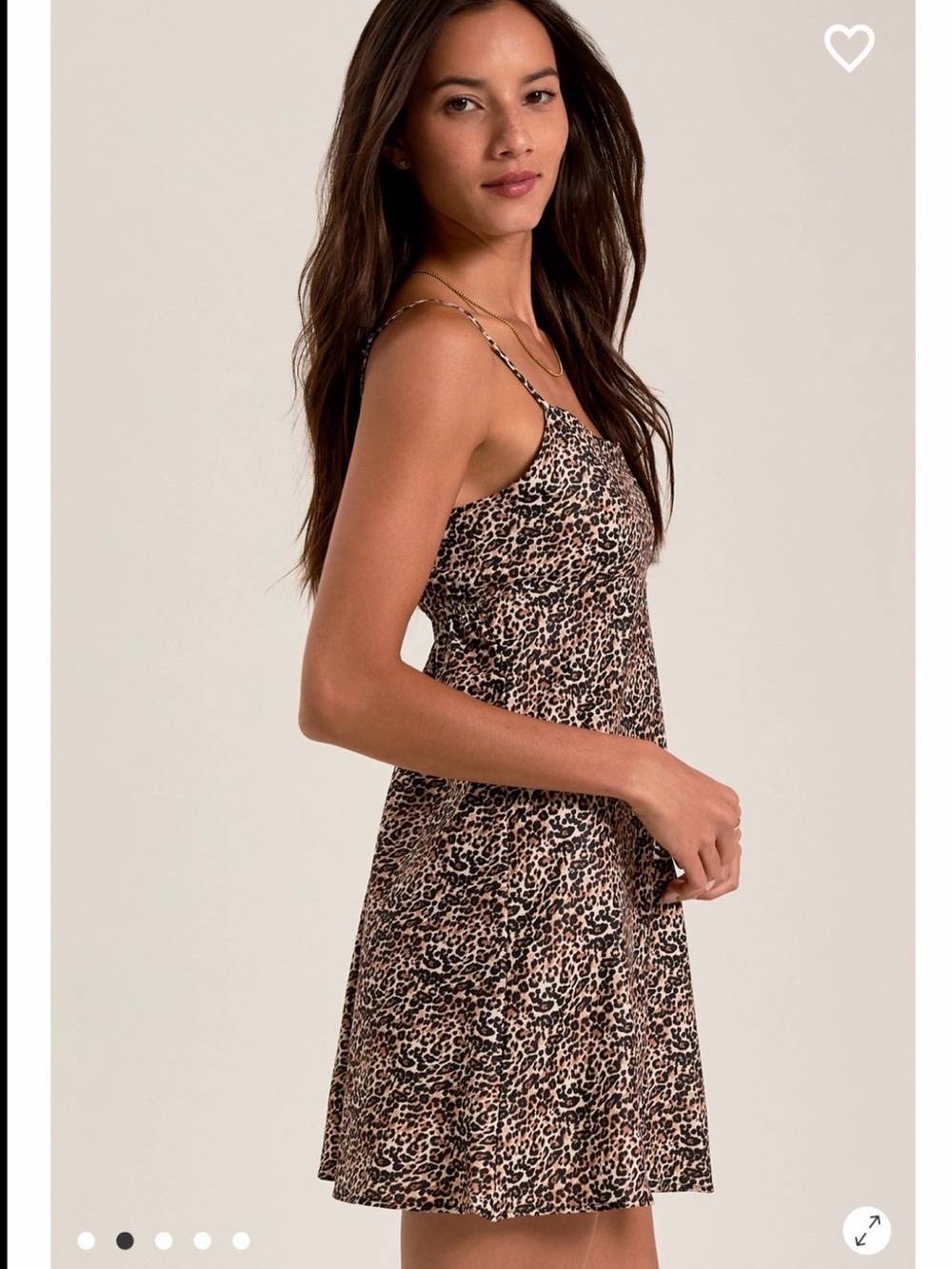 New with tags Altar’d State Junie Cheetah Mini Dress - Picture 2 of 3